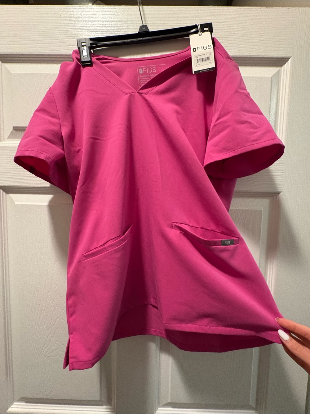 FIGS V-neck Scrub Top in I believe the color was orchid